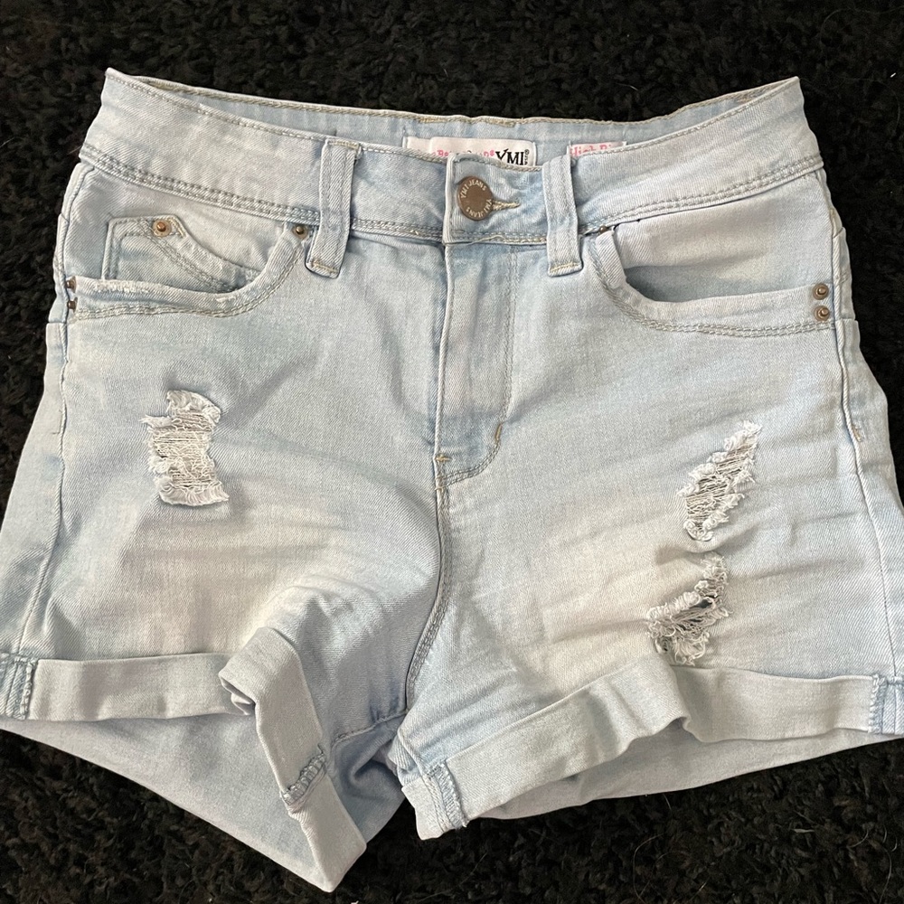 YMI High Rise Jean Shorts